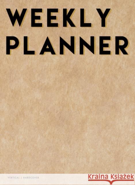 Vertical Weekly Planner 2020-2021: 18 Month Hardcover Weekly, Monthly & Yearly Planner 2020 2021 8.25