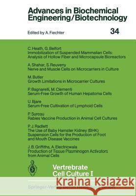 Vertrebrate Cell Culture I P. Bagnarelli G. Belfort U. Bjare 9783662151648 Springer - książka