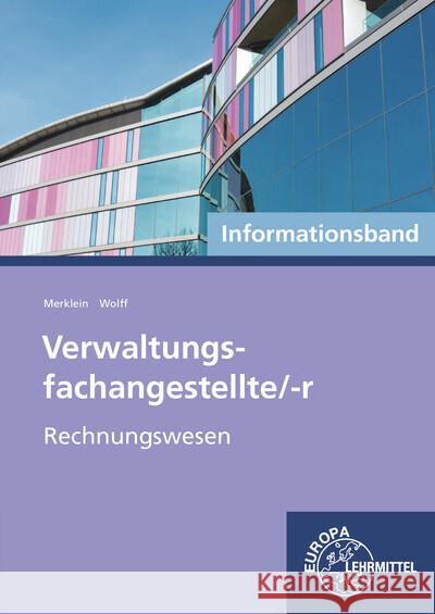 Verwaltungsfachangestellte/-r - Rechnungswesen Merklein, Christian, Wolff, Katrin 9783808547809 Europa-Lehrmittel - książka