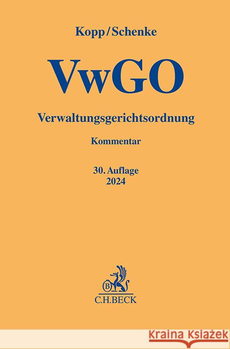 Verwaltungsgerichtsordnung  9783406820069 Beck Juristischer Verlag - książka