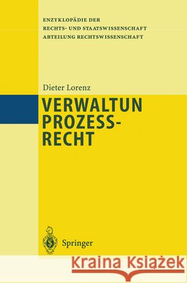 Verwaltungsprozeßrecht Lorenz, Dieter 9783642631283 Springer - książka