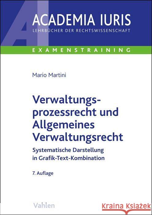 Verwaltungsprozessrecht und Allgemeines Verwaltungsrecht Martini, Mario 9783800666843 Vahlen - książka