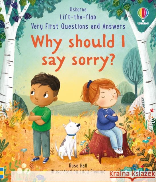 Very First Questions & Answers: Why should I say sorry? Rose Hall 9781803701967 Usborne Publishing Ltd - książka