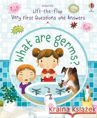 Very First Questions and Answers What Are Germs? Katie Daynes Marta Alvarez Miguens 9781805318163 Usborne Books - książka