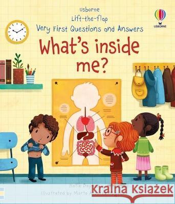 Very First Questions and Answers What\'s Inside Me? Katie Daynes Marta Alvarez Miguens 9781805319191 Usborne Books - książka