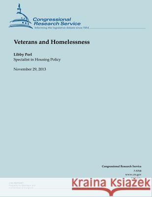 Veterans and Homelessness Libby Perl 9781503278288 Createspace - książka