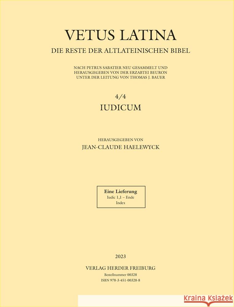 Vetus Latina  9783451003288 Herder, Freiburg - książka