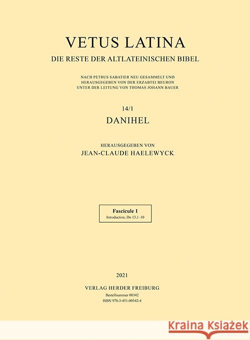 Vetus Latina  9783451003424 Herder, Freiburg - książka