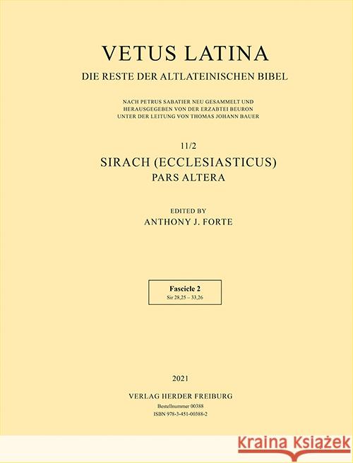 Vetus Latina  9783451003882 Herder, Freiburg - książka