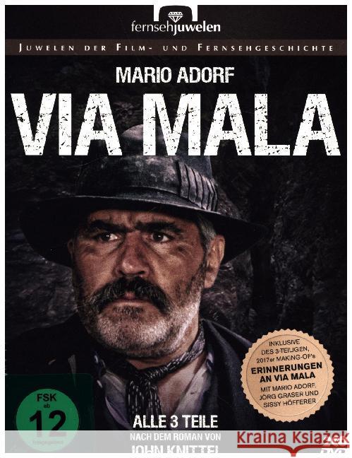 Via Mala (1-3), 2 DVD  4042564173987 Fernsehjuwelen - książka