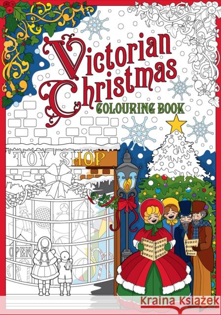 Victorian Christmas Colouring Book Pitkin 9781841657424 Batsford - książka