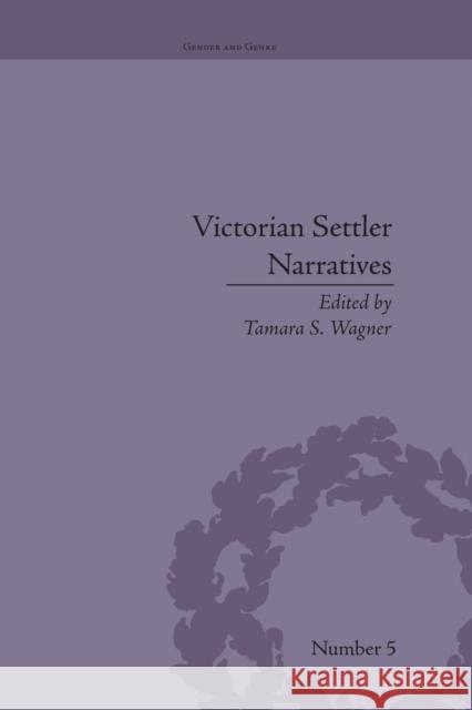 Victorian Settler Narratives: Emigrants, Cosmopolitans and Returnees in Nineteenth-Century Literature Tamara S Wagner   9781138664432 Taylor and Francis - książka
