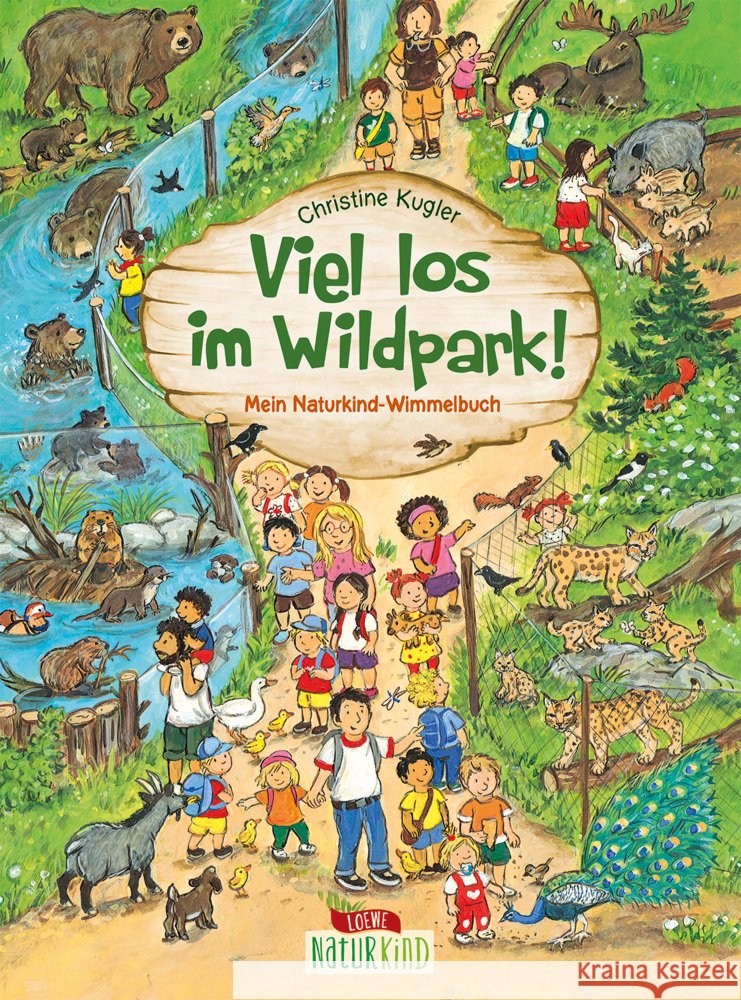Viel los im Wildpark!  9783743212268 Loewe - książka