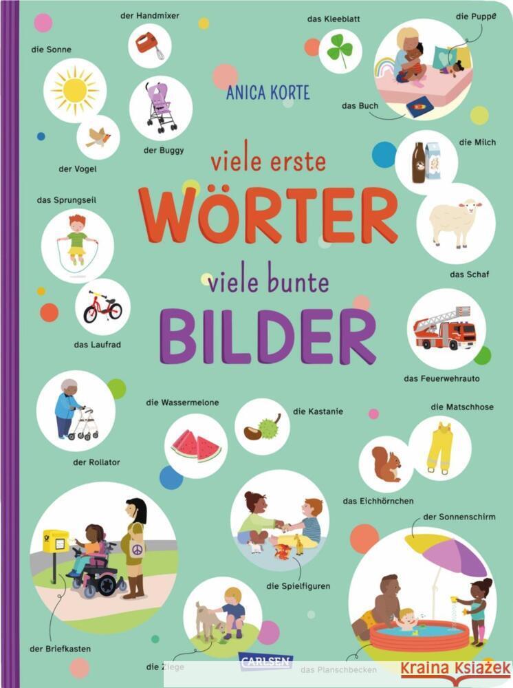 viele erste WÖRTER viele bunte BILDER Korte, Anica 9783551172693 Carlsen - książka