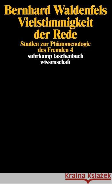 Vielstimmigkeit der Rede Waldenfels, Bernhard   9783518290422 Suhrkamp - książka