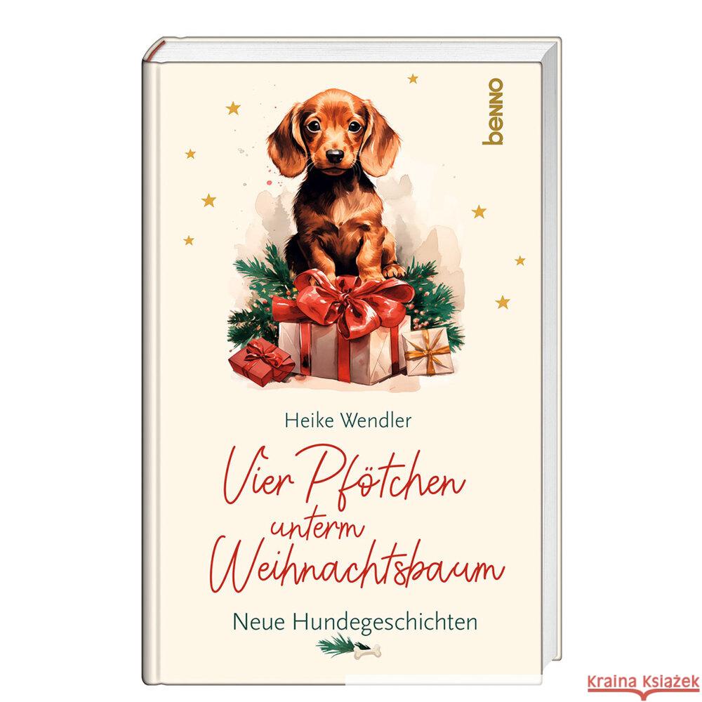 Vier Pfötchen unterm Weihnachtsbaum Wendler, Heike 9783746268316 St. Benno - książka