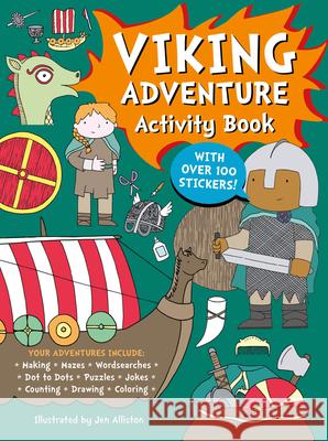 Viking Adventure Activity Book  9781787080751 Button Books - książka