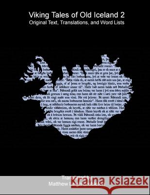 Viking Tales of Old Iceland 2 Anon (Tr M L Embleton) 9781918157574 Matthew Leigh Embleton - książka