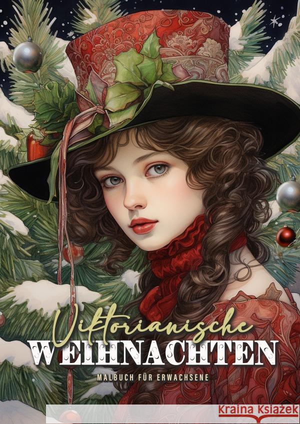 Viktorianische Weihnachten Malbuch für Erwachsene Publishing, Monsoon, Grafik, Musterstück 9783758422027 epubli - książka