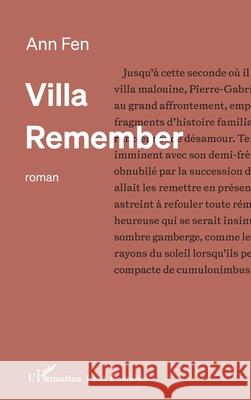Villa Remember Ann Fen 9782336540931 Editions L'Harmattan - książka