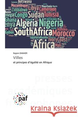 Villes Najem Dhaher 9783841634665 Presses Academiques Francophones - książka