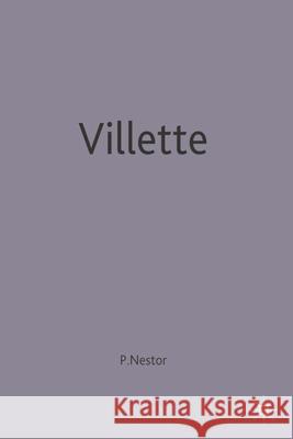 Villette  9780333551387 PALGRAVE MACMILLAN - książka