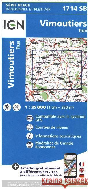 Vimoutiers / Trun: 2015  9782758534730 Institut Geographique National - książka