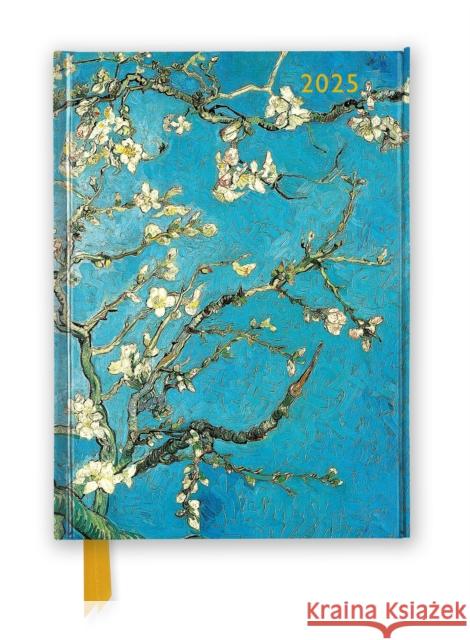 Vincent van Gogh: Almond Blossom 2025 Luxury Diary Planner - Page to View with Notes  9781835621400 Flame Tree Publishing - książka