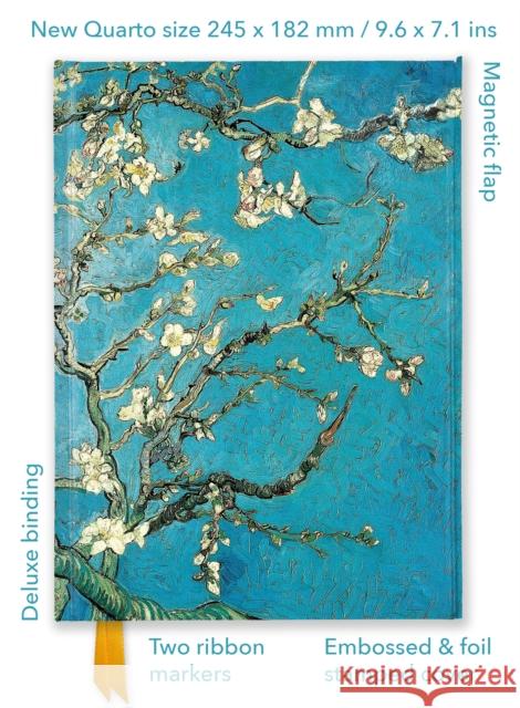 Vincent van Gogh: Almond Blossom (Foiled Quarto Journal)  9781804177549 Flame Tree Publishing - książka