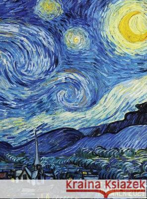 Vincent van Gogh Planner 2021: Starry Night Planner Organizer Calendar Year January - December 2021 (12 Months) Large Artistic Monthly Weekly Daily A Notebooks, Shy Panda 9781952772801 Semsoli - książka