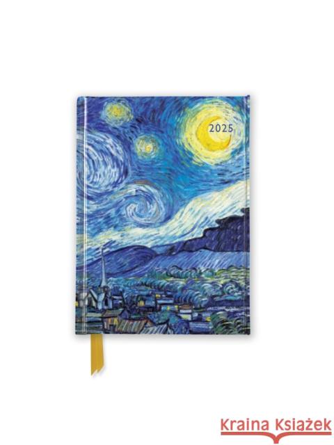 Vincent van Gogh: The Starry Night 2025 Luxury Pocket Diary Planner - Week to View  9781835621462 Flame Tree Publishing - książka