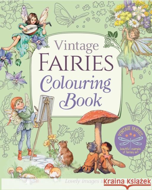 Vintage Fairies Colouring Book Margaret (Illustrator) Tarrant 9781788887755 Arcturus Publishing Ltd - książka