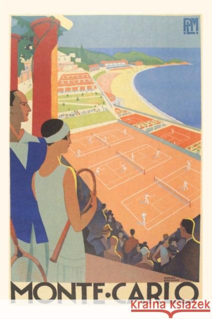 Vintage Journal Badminton Court, Monte Carlo Travel Poster Found Image Press 9781648113048 Found Image Press - książka
