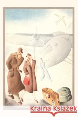 Vintage Journal Couple, Luggage by Airplane Found Image Press 9781648114793 Found Image Press - książka