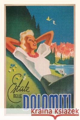 Vintage Journal Dolomites, Italy Travel Poster Found Image Press 9781648112607 Found Image Press - książka