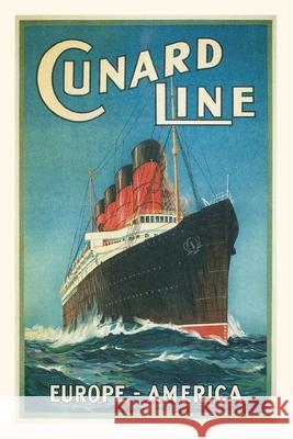 Vintage Journal Europe-America Cunard Line Travel Poster Found Image Press 9781648112430 Found Image Press - książka