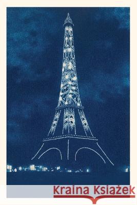 Vintage Journal Illuminated Eiffel Tower Found Image Press   9781669517467 Found Image Press - książka
