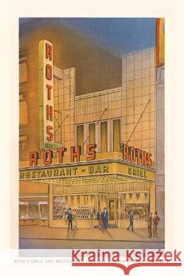 Vintage Journal Roth's Restaurant, New York City Found Image Press   9781669508649 Found Image Press - książka