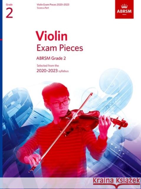 Violin Exam Pieces 2020-2023, ABRSM Grade 2, Score & Part ABRSM 9781786012456 The Associated Board of the Royal Schools of  - książka