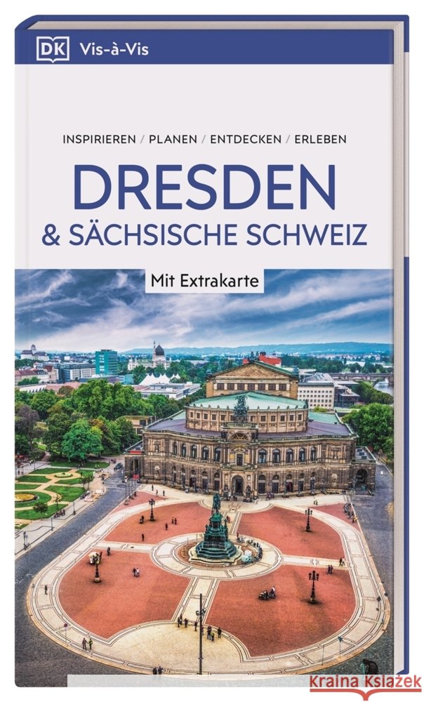 Vis-à-Vis Reiseführer Dresden und Sächsische Schweiz Bruschke, Gerhard 9783734207440 Dorling Kindersley Reiseführer - książka