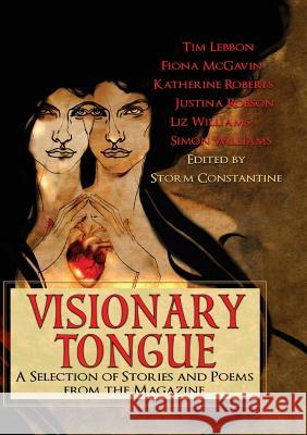 Visionary Tongue Storm Constantine Tim Lebbon Justina Robson 9781910935606 Newcon Press - książka
