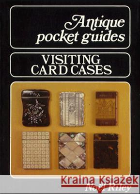 Visiting Card Cases P Noel Riley 9780718825492 Lutterworth Press - książka
