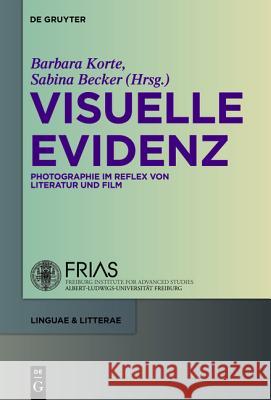 Visuelle Evidenz Sabina Becker, Barbara Korte 9783110229196 De Gruyter - książka