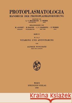 Vitamine Und Antivitamine Alfred Pongratz 9783211805534 Springer - książka