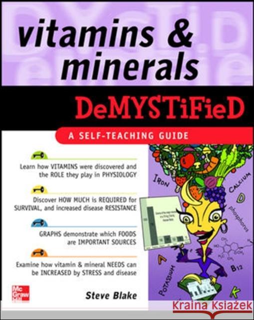 Vitamins and Minerals Demystified Steve Blake 9780071489010  - książka