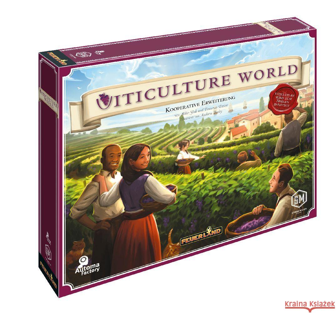 Viticulture World Shah, Mihir, Testini, Francesco 4260705310132 Feuerland Spiele - książka
