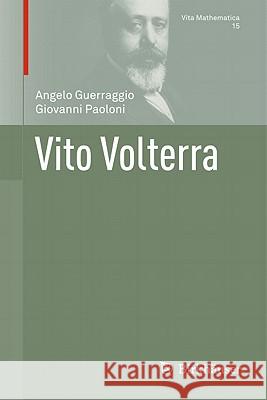 Vito Volterra Angelo Guerraggio Giovanni Paoloni Manfred Stern 9783034800808 Not Avail - książka