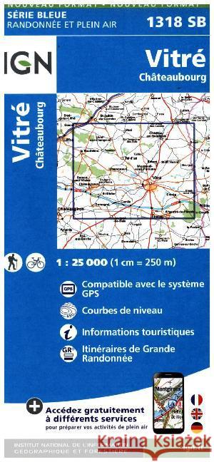 Vitre / Chateaubourg: 2016  9782758535379 Institut Geographique National - książka