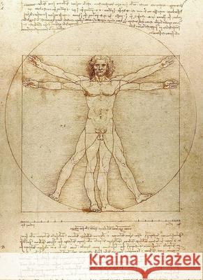 Vitruvian Man Notebook Leonardo Da Vinci 9780486836560 Dover Publications - książka