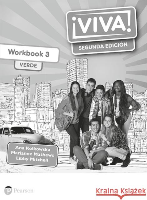 Viva! 3 Verde Segunda Edicion Workbook (Pack of 8)  9781292316918 Pearson Education Limited - książka